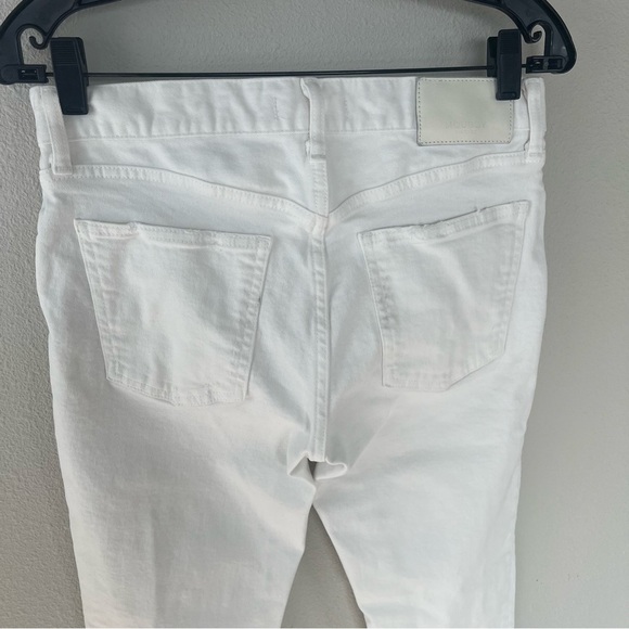 Moussy Vintage Velma Skinny Ankle Jeans White Denim Distressed Women’s 28 - Picture 9 of 12